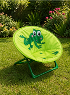 Kinderstoel - Kinderspeelgoed - Kikker - Groen - 52 x 52 x 40 cm