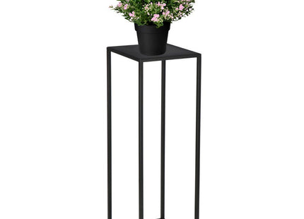 Plantenzuil | Plantentafel | Planten Etagère | Metaal Zwart | 80 cm