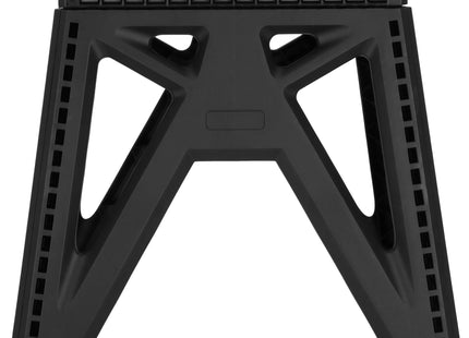 Vouwkruk - Inklapbaar - Platform - Multifunctioneel - Tot 150 Kg - 33,5 Cm - Zwart