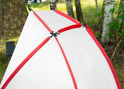 Strandtent | Pop-Up Strandtent | UV Filter | Inclusief Draagtas | 120 x 210 x 120 cm | Grijs