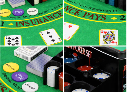 Pokerset - 200 Chips - Inclusief Opbergdoos - Poker