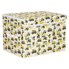 Speelgoedkist - 40 L - Meerkleurig -  Bouwmachines - 42 x 32x 30 CM