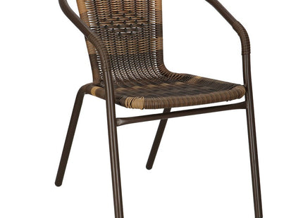 Tuinstoel | Terrasstoelen | Stapelbaar | Textileen | Bruintinten