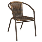 Tuinstoel | Terrasstoelen | Stapelbaar | Textileen | Bruintinten