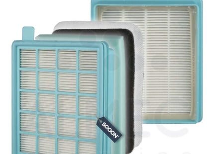 Filterset | Philips | PowerPro Compact-series | Universeel | Motorfilter | Uitblaasfilter | Wasbaar | 3 in 1