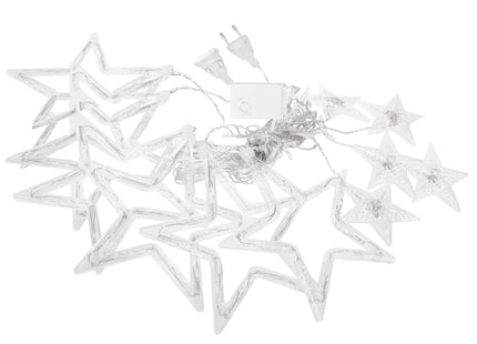 Lichtgordijn | IJspegel Verlichting | Inclusief USB En Afstandsbediening | 138 LED | Koud Wit | Sterren