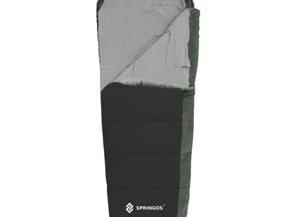 Slaapzak Kamperen - 220 x 80 cm - Dekenmodel - Inc. Draagtas - 8 t/m 20°C - Zwart