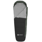 Slaapzak Kamperen - 220 x 80 cm - Dekenmodel - Inc. Draagtas - 8 t/m 20°C - Zwart