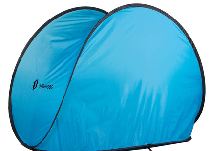 Strandtent | Pop-Up Strandtent | UV Filter | Inclusief Draagtas | 120 x 150 x 110 cm | Blauw