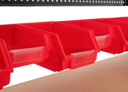 Werkbank| Garage | Werkblad | 136x40x100 cm | Staal | 620 Kg |  Zilver/Bruin