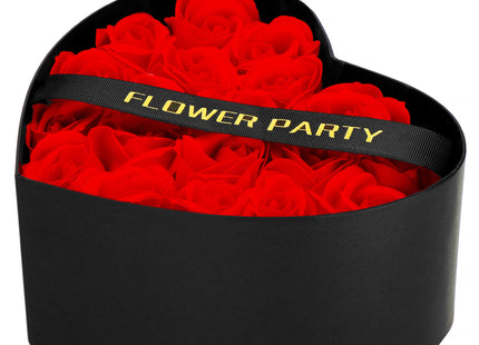 Kunstboeket - Zeep Roozen - Valentijnsdag - Feestdagen Decoratief - Rozen -Rood - 19 Stuks