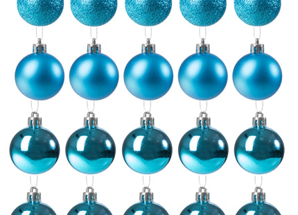 Kerstballen | 20 Stuks | 4 cm | Blauw