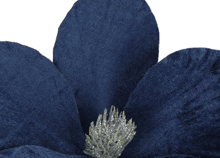 Kunstbloem - Kunststof -Marineblauw- Glitters