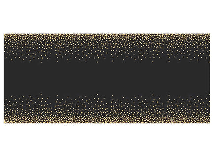 Tafelzeil - Tafelkleed - Waterdicht - Afwasbaar - Zwart - Goud - 272 x137 CM