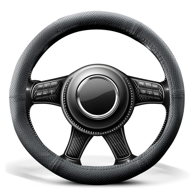 Carpassion Stuurhoes - Steering Cover - Leer - Ø 44-46 CM