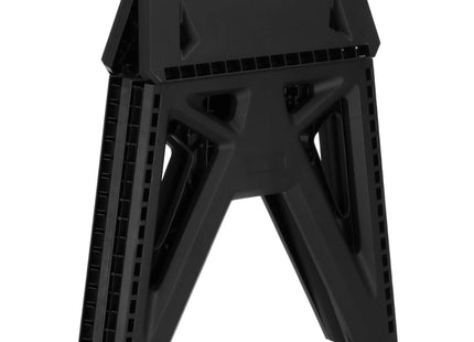 Vouwkruk - Inklapbaar - Platform - Multifunctioneel - Tot 150 Kg - 33,5 Cm - Zwart