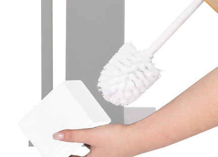 Toiletbutler | Toiletrolhouder | Toiletborstel met houder | Toiletaccessoire | Grijs