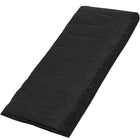 Slaapzak Kamperen - 190 x 73 cm - Dekenmodel - Inc. Draagtas - 8 t/m 20°C - Zwart