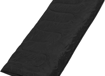 Slaapzak Kamperen - 190 x 73 cm - Dekenmodel - Inc. Draagtas - 8 t/m 20°C - Zwart