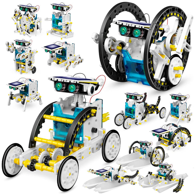 Zonnerobot Set - Zelf Bouwen - 2 Niveau's - Zonne-Energie