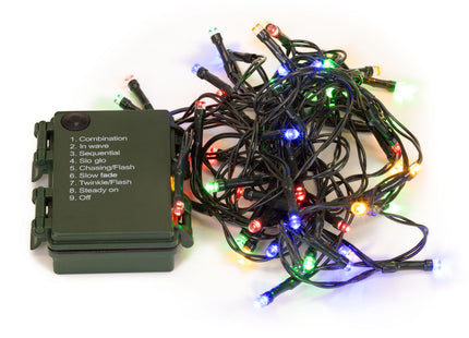 Kunstkerstboom Op Stam | Met Verlichting | 90 cm | Groen | Multicolor