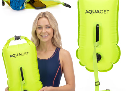 Zwemboei - Voor Openwaterzwemmen - Zwemveiligheidsboei - Incl. drybag /Saferswimmer/Safe swimmer/ 20 Liter +/ Reddingsfluitje -