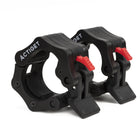 Actiget® Haltersluitingen |  Barbell Sluitingen | Lock Jaw Sluitklemmen | Zwart/Rood | 2 Stuks | 50 Mm