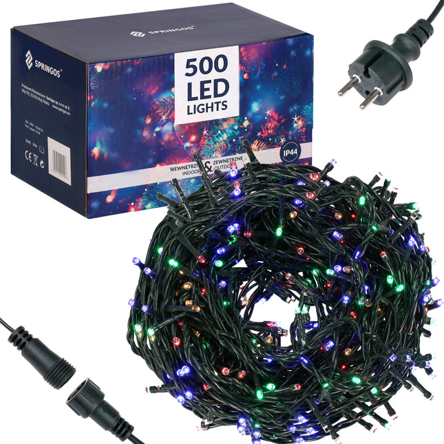 Kerstboomverlichting | Met 500 LED Lampjes | 30 M | Multicolor
