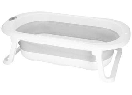 Opvouwbaar Baby Bad - Opvouwbaar - Draagbaar - Met Stop - Thermometer - Kussen - Tot 12 Maanden - 40 L - Wit - 79 x 49 x 22 cm