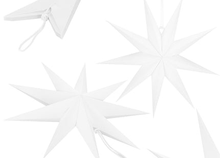 Kerst Ster | Papier | Opvouwbaar | 60 cm | Wit