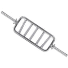 Korte Halterstang | Triceps Trainer | Chroomstaal | 87 cm | 7.6KG