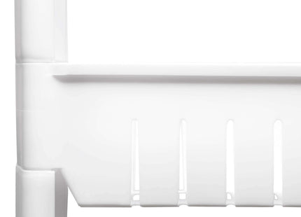 Keukentrolley | Keukentrolley Op Wieltjes | Badkamer Trolley | Opbergrek | 5 Niveaus | 131.5 x 54 x 12.5 cm | Wit