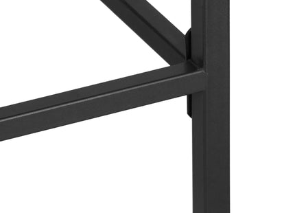 Salontafel | Rechthoekig | 100x50x76 cm | Zwart/Donkerbruin