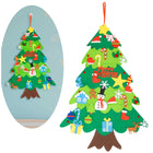Decoratieve Kerstboom  | Kerstdecoratie | Vilt | 95 Cm | Veelkleurig