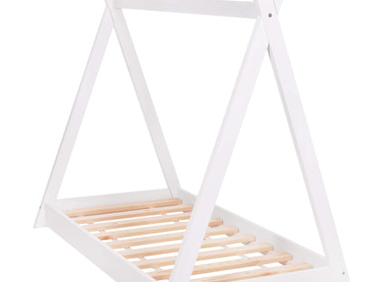 Kinderbed - Tipibed - Frame - Hout - Wit - 145 x 75cm