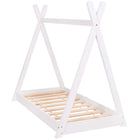Kinderbed - Tipibed - Frame - Hout - Wit - 145 x 75cm