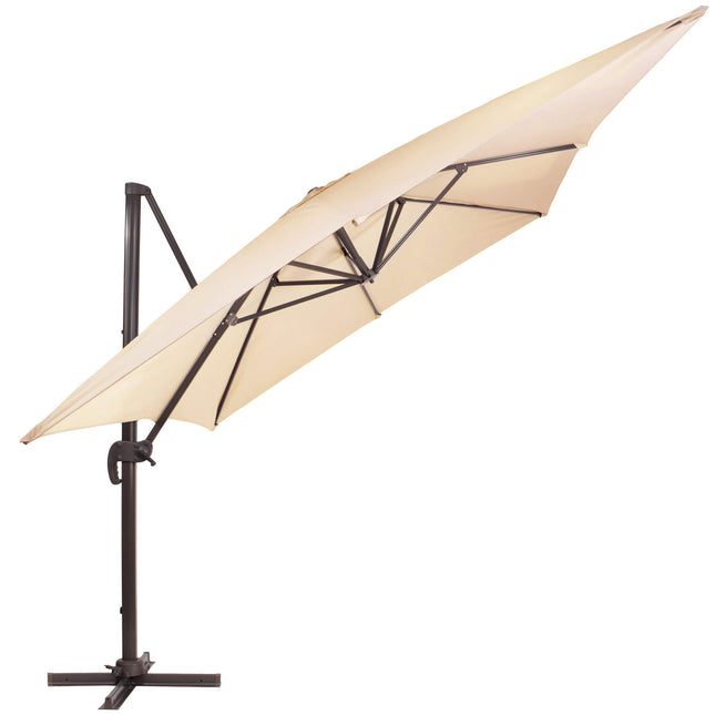 Parasol | Parasols | Kantelbaar | Met Ventilatie | Beige | 500 cm