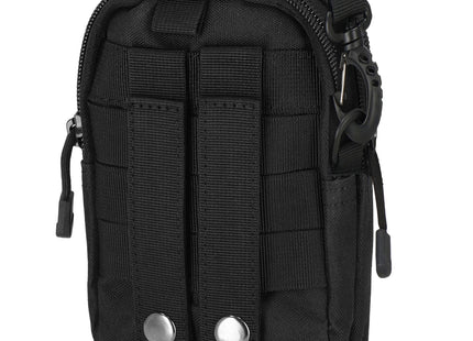 Heuptas - Riem - Militair - Buidel set - Polyester - Ritssluiting - Zwart