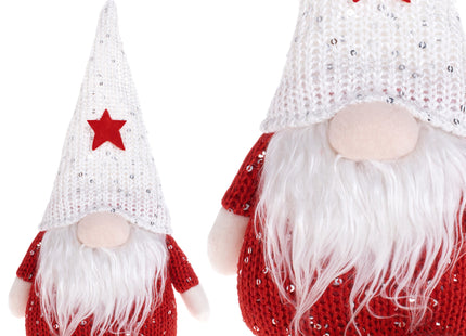 Kerstkabouter - Gnome -  Kerstdwerg - Kerstversiering - 28 cm