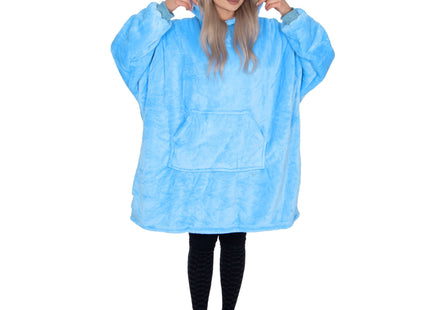 Oversized Fleece Deken/Trui - Oversized Deken - Oversized Trui - Hoodie - Capuchon