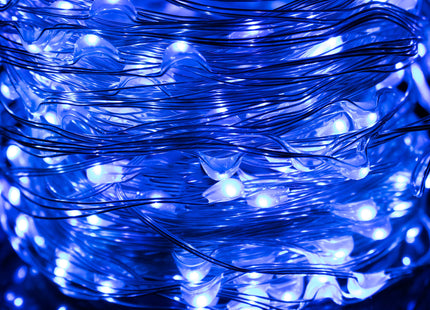 Kerstboomverlichting - Ijspegels - 100 LED - 10 M - Blauw