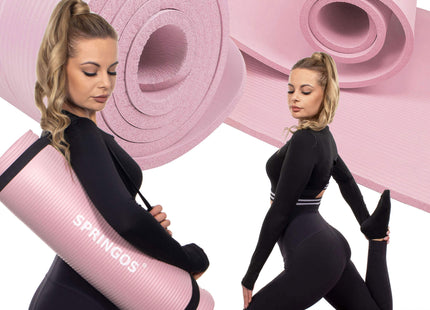 (YG0030) Yoga Mat | 61 x 183 x 1 cm | Roze