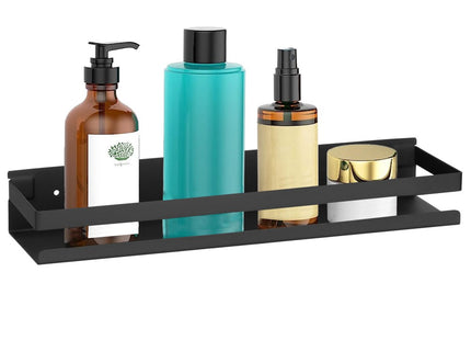 Doucherek | Badkamer Plank | Doucheplank | RVS | 40 cm | Zwart