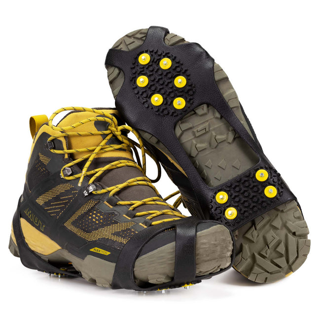 Sneeuwgripzolen Voor Wandelschoenen - Spikes voor Schoenen - Anti Slip - Zwart - 35-38