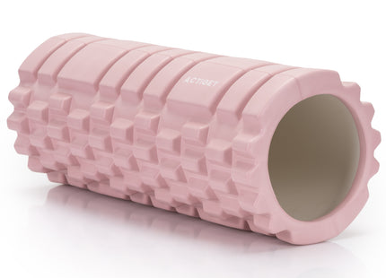 Actiget® Foam roller - Triggerpoint massage - Massage roller - 33 CM - Medium Hard - Roze
