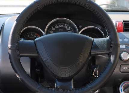 Carpassion Stuurhoes - Steering Cover - Leer - Ø 35-37 CM