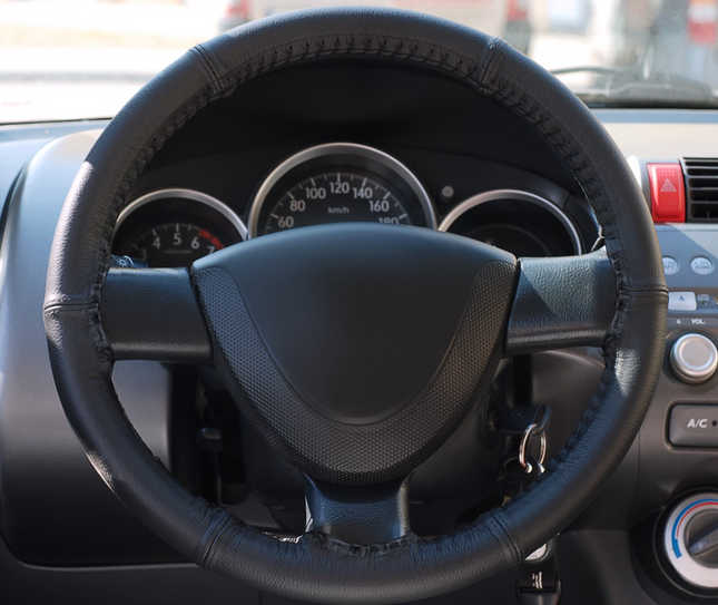 Carpassion Stuurhoes - Steering Cover - Leer - Ø 35-37 CM