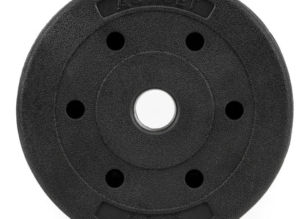 Halterschijf | 1 x 2,5 kg | Kunststof | Zwart | 29 MM