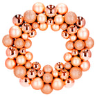 Kerstkrans | Kerst Decoratie | 34 cm | Goud | Rosegoud