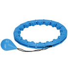Hoelahoep - Hoepel - Fitness - Verstelbaar - Cardiotraining - Massage - Blauw